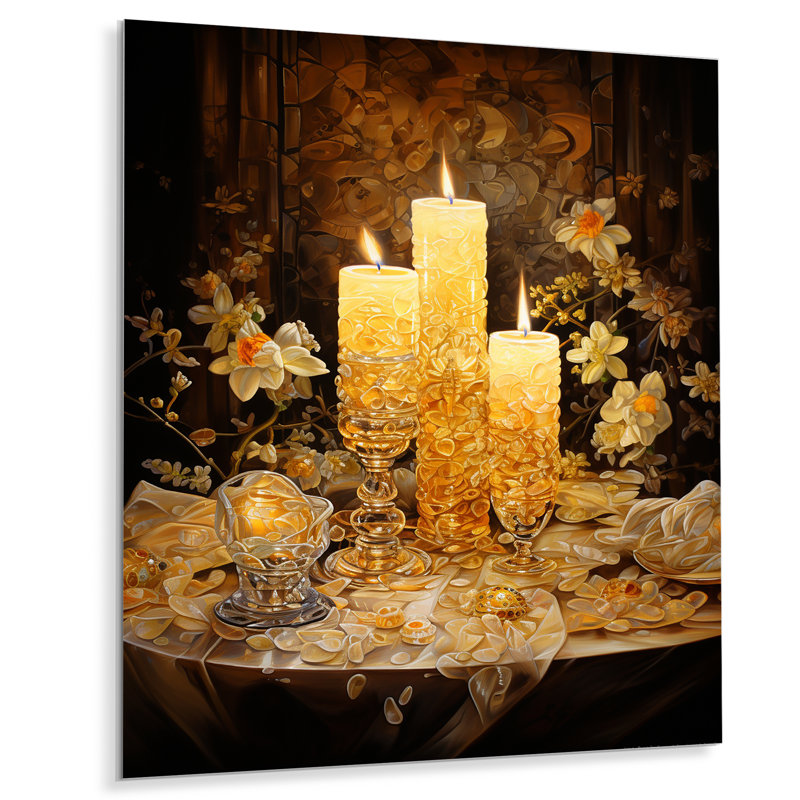 «Judaism Candelight Shabbat Serenity I» sur, H 32 po x l 24 po x P 1 po