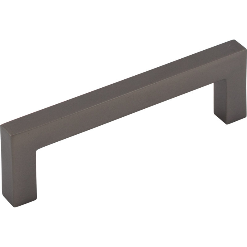 Square Bar pull, Ash Gray, 3 3/4" Center to Center