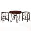 Ensemble de bar rond 3 pièces Barrau-106497883-106497885