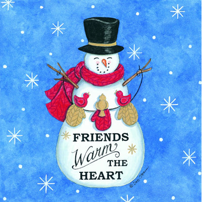 " Friends Snowman " by Deb Strain