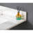 Bathroom Sink Vanity Top - 31 Inch White Marble, 4" High Backsplash, Water Damage Protection, Sintered Stone 31" Rectangular Sink, Absorption Prevention, Pre-Drilled Faucet Hole, Construction-138276553