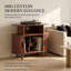 Support pour tourne-disque 35 po Mid-Century
