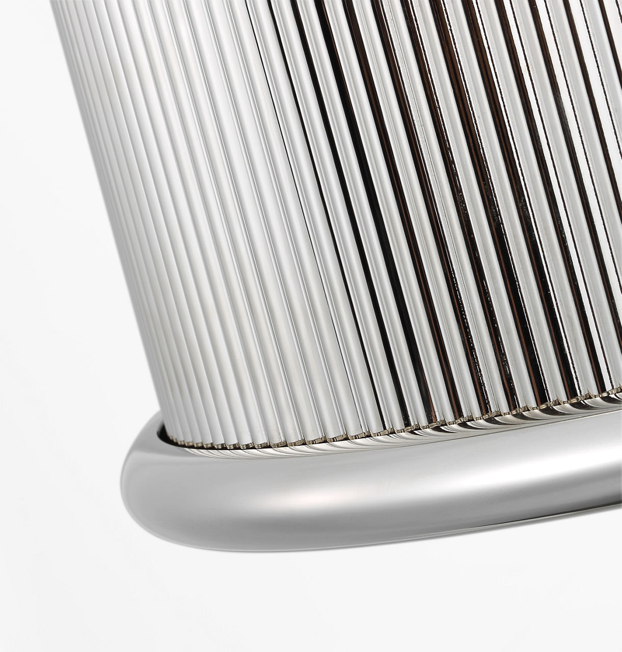 Rigsby 5-Light Flush Mount, Polished Nickel, 6" H x 14" W x 14" D