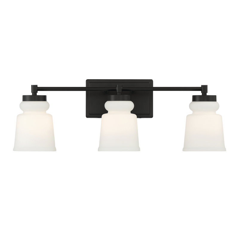 Luminaire suspendu 3 lumières Merilian Kenilworth, Noir mat