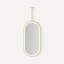 Sculpt Hanging Pill Framed Lighted Mirror-1169718027