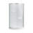 OVE Decors Breeze 33 in. Round Shower Kit w/ Frosted, Base, Wall-86899067-16017269