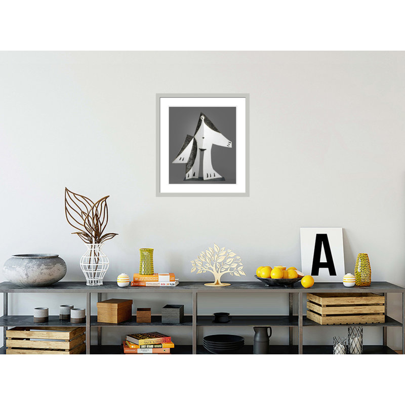 «Femme aux bras tendus» par Pablo Picasso - Impression Giclée sur cadre, H 26,01 po x l 23,5 po