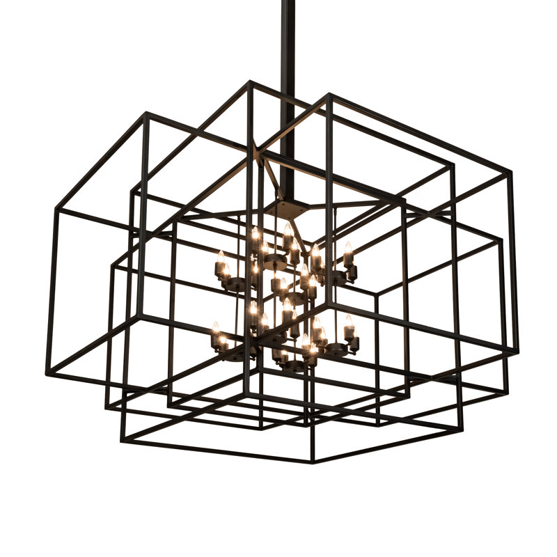 Luminaire suspendu carré 72 po Kitzi