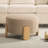 24.8'' W Round Upholstered Ottoman