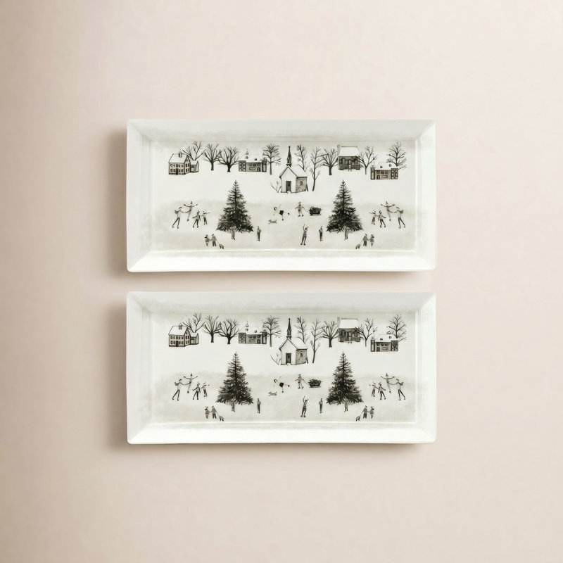 Plateau scandinave Wonderland Winter Village
