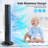 40 Inch Bladeless 60 Degree Oscillating Tower Fan With Aromatherapy Diffuser And Insertable Remote, Features With 38Db Low Noise Operating, 15H Timing, WIFI Control, Black