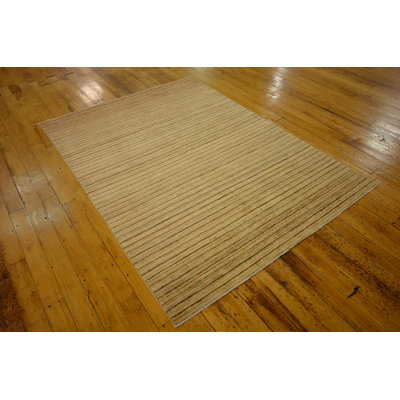 Nash One-of-a-Kind 4'9" X 6'6" New Age Wool Area Rug in Beige