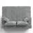  2-Piece Loveseat chaise lounge with Armrests, 78.8" Oversized Boneless Sleeper Sofa Bed with 4 Pillows for Living Room or Bedroom, No Assembly Required - Urban Grey, Corduroy-1007607279