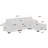 Chayten 4-Piece Upholstered Sectional Couch With 2 USB Ports, 1 Portable Ottoman-105706626