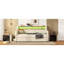 Lit de jour simple avec couchette beige-121107155