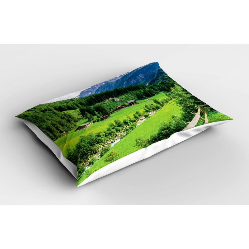 Mountain Polyester Sham Set, Twin