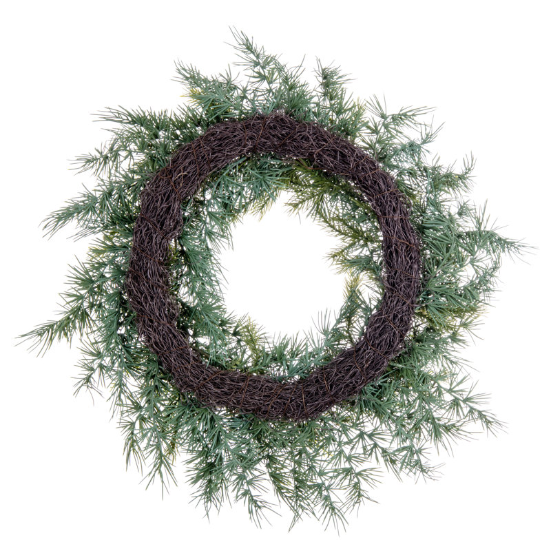 Couronne de verdure en cèdre mixte 24 po