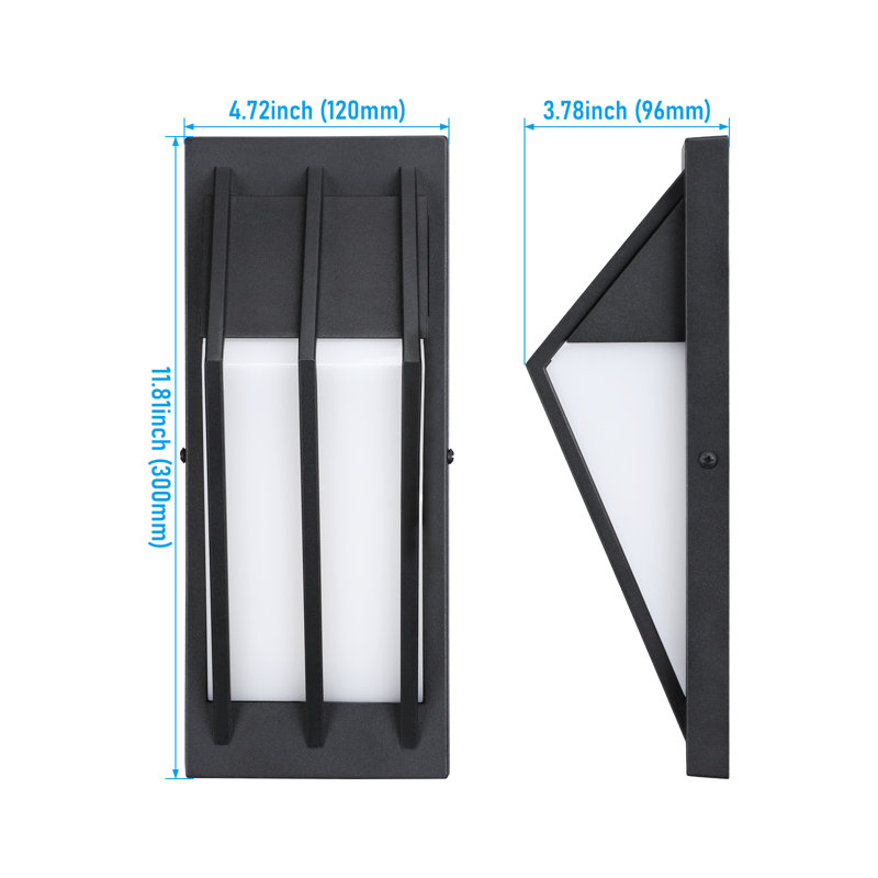 Lumières murales extérieures à DEL, 100-277 V, blanc chaud 3000 K