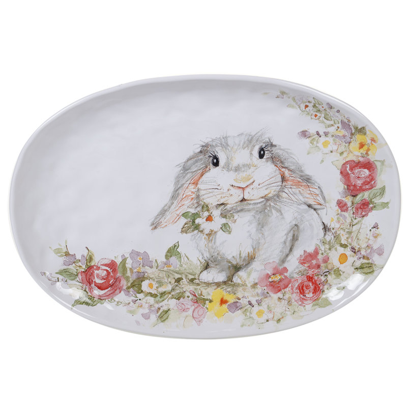 Plateau ovale certifié International Sweet Bunny