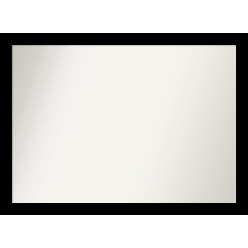 Miroir mural Jini, Noir, Rectangle, 30,25 po x 41,25 po