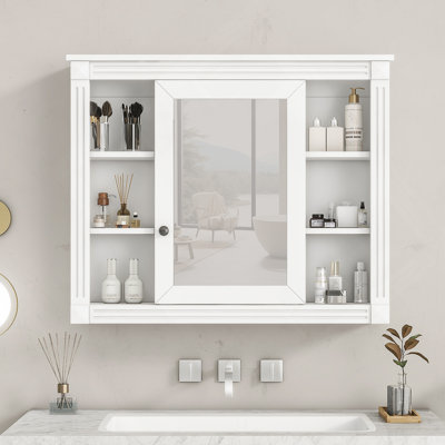 Armoire à pharmacie murale avec miroir 35 po x 28 po