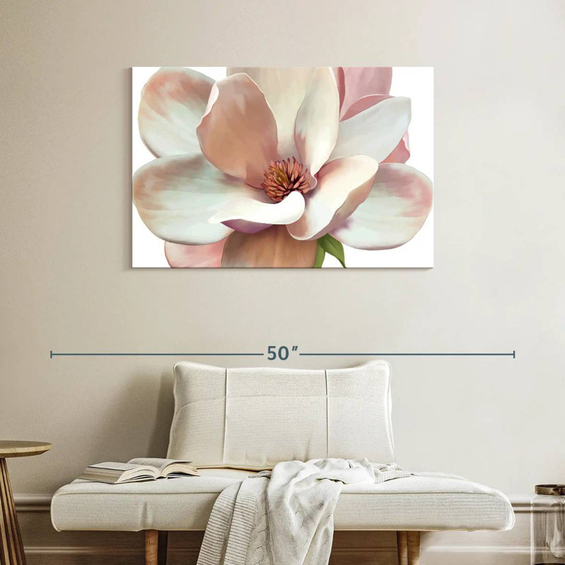 Magnolia rose Harnek, H 26 po x l 39 po