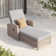 Alyeska Reclining Chaise with Sunbrella/Olefin Cushions