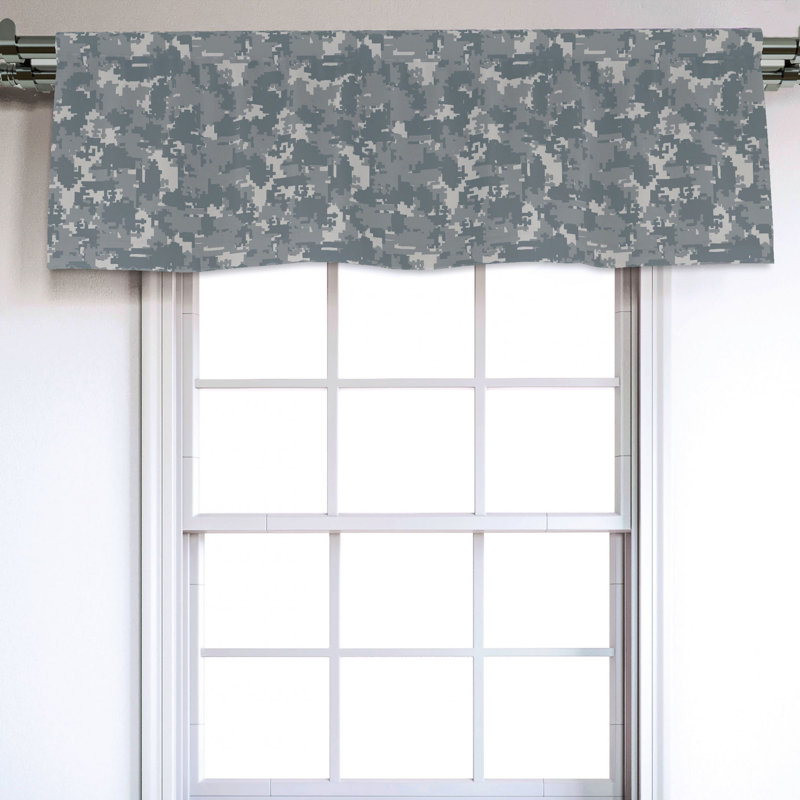 Sateen Ruffled Window Valance