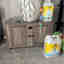 Cat Litter Box Enclosure Furniture Hidden with Latch