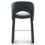 Tabouret de comptoir moderne 26,5 po entièrement revêtu de chenille-1774065514