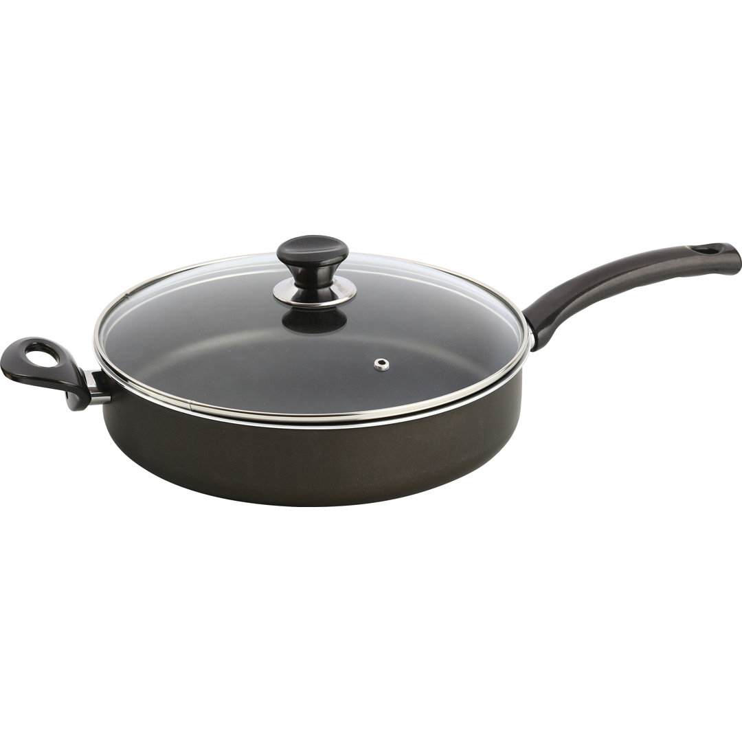 YBM Home Non Stick Aluminum Frying Pan with Lid YBM Home 