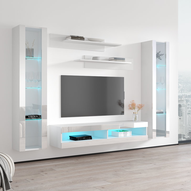 Meuble audio-vidéo Fly, Blanc