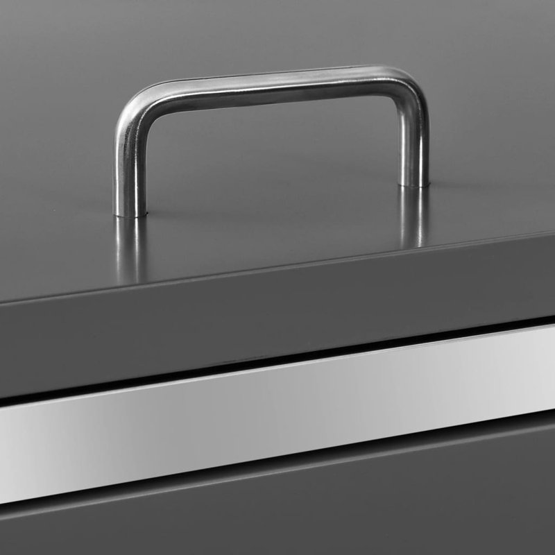 Metal Triple Bin Store, Anthracite