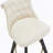 Set of 2,Back pull point design, velvet material, 360 degree rotation, back pull loop detachable design, rivet decoration, square foot wooden bar chair-1688597465
