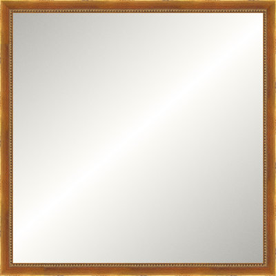 Antique Gold Beaded Mirror