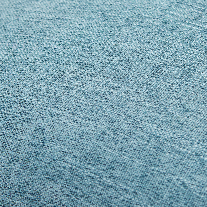 Housse de coussin décoratif Zunaira, H 22 po x l 22 po, Polyester, Bleu