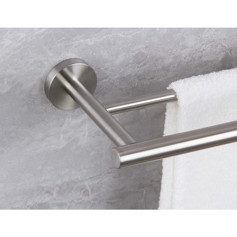Porte-serviettes mural 23,6 po, Nickel brossé