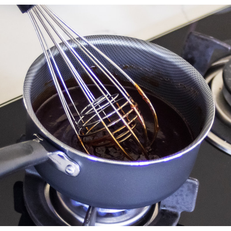 Black Stainless Steel Spatula and Whisk Set