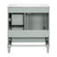 Meuble-lavabo simple avec plateau en céramique Shalimar, armoire de rangement moderne avec porte à fermeture douce et structure en bois massif, style autoportant-733819946-734106711