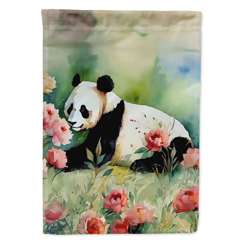 Drapeau de maison de panda