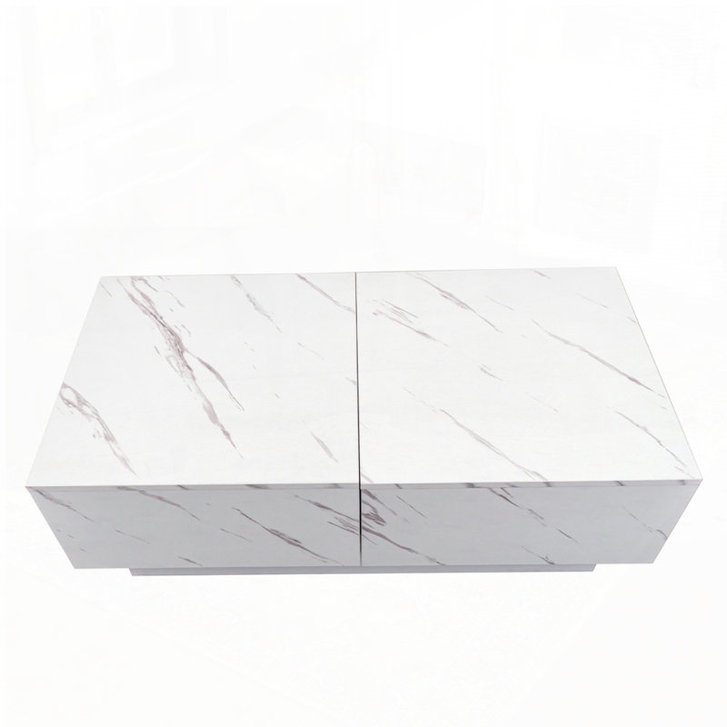 Coffee Table with Sliding Tabletop Centre Table with Hidden Storage Compartment Extendable Table