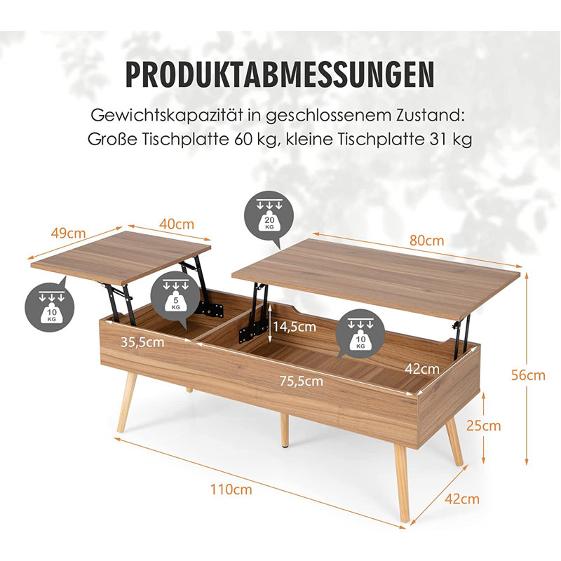 Coffee Table With Storage Space