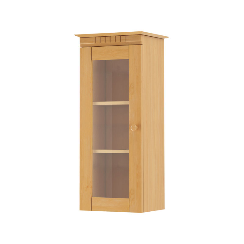 Amiin Display Cabinet, Stained/Wax