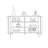 Multi-functional adjustable storage sideboard-1606915463