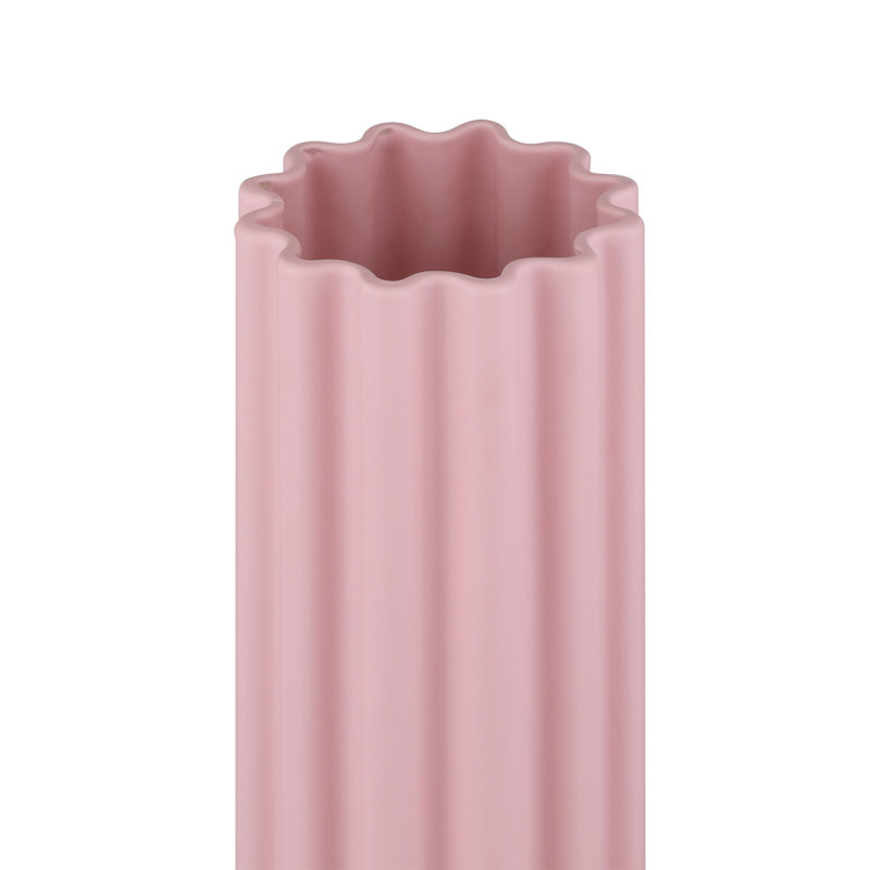 Vase de plancher en céramique Arianna, Rose