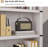 71" Tall 5-Tier Wooden Bookshelf, Open Display Storage Shelf-424150601