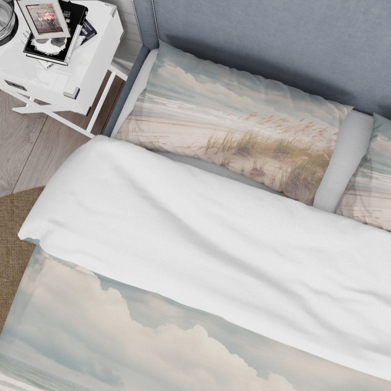 Ensemble de housse de couette en microfibre / polyester Beach Grass Landscape IV