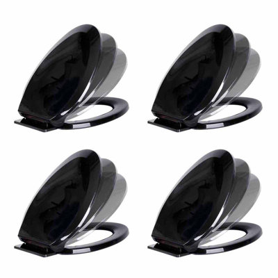 Elongated Toilet Seat and Lid