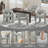 Upholstered Barrel Dining Arm Chair-1622306066
