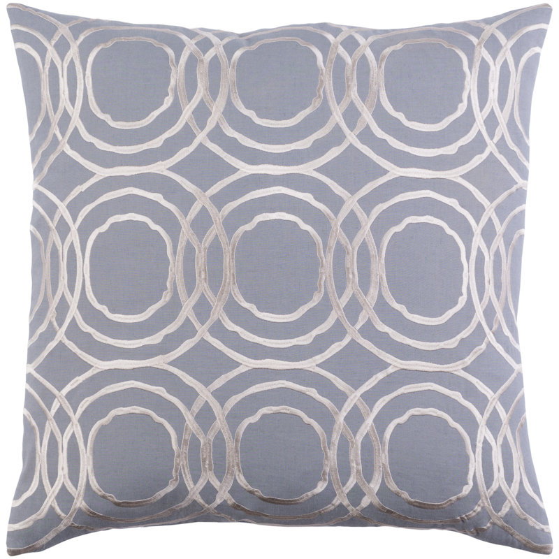 Coussin Ridgewood, Vert, 18 po x 18 po, Housse de coussin seulement - sans insert